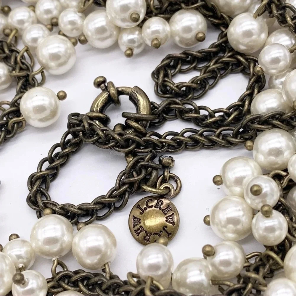 J. Crew Pearl Cha Cha Necklace